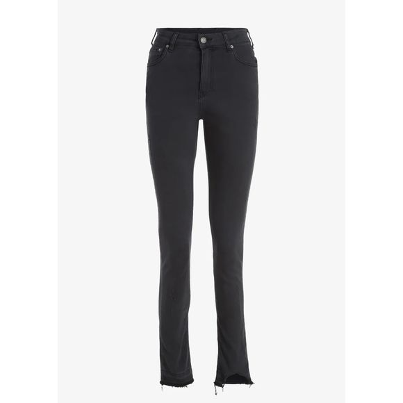 SER.O.YA Maya High Rise Skinny Jeans In Ash Raw Edge size 28